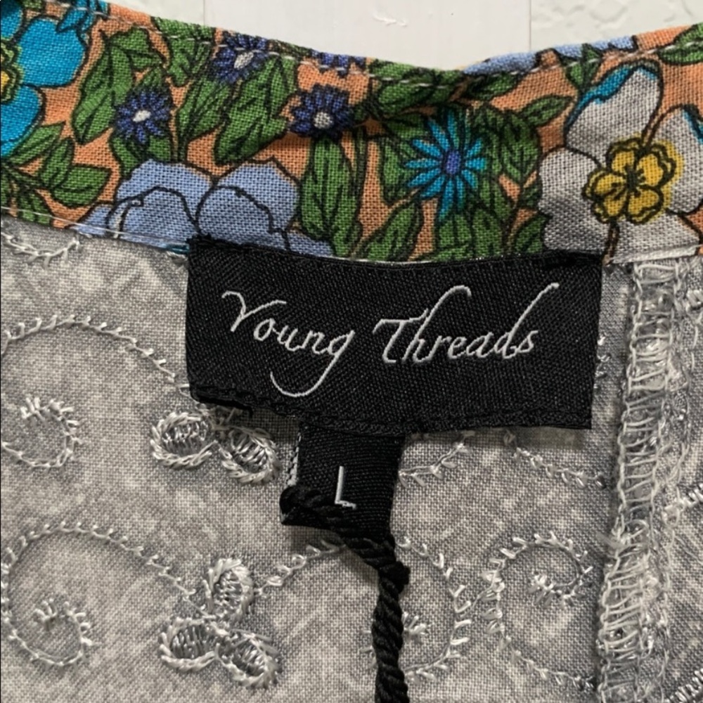 Young Threads Boho Patchwork Tunic Top - Picture 2 of 10